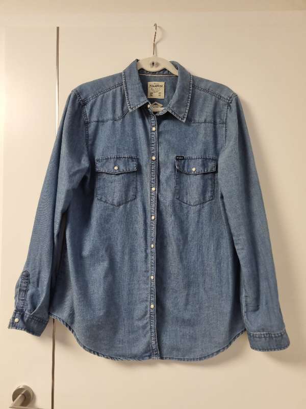 Denim skyrta Pull&Bear