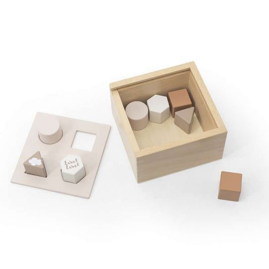 Shape sorting box nougat