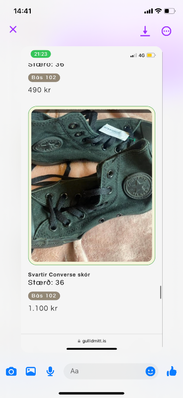 Converse skór