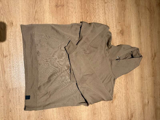 Pull and Bear brún hettupeysa