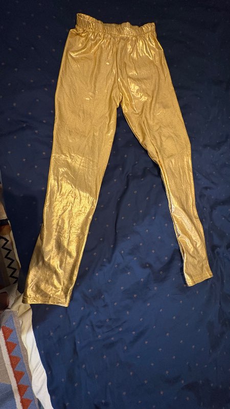 Golden leggins