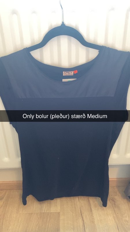 Only (pleður) bolur