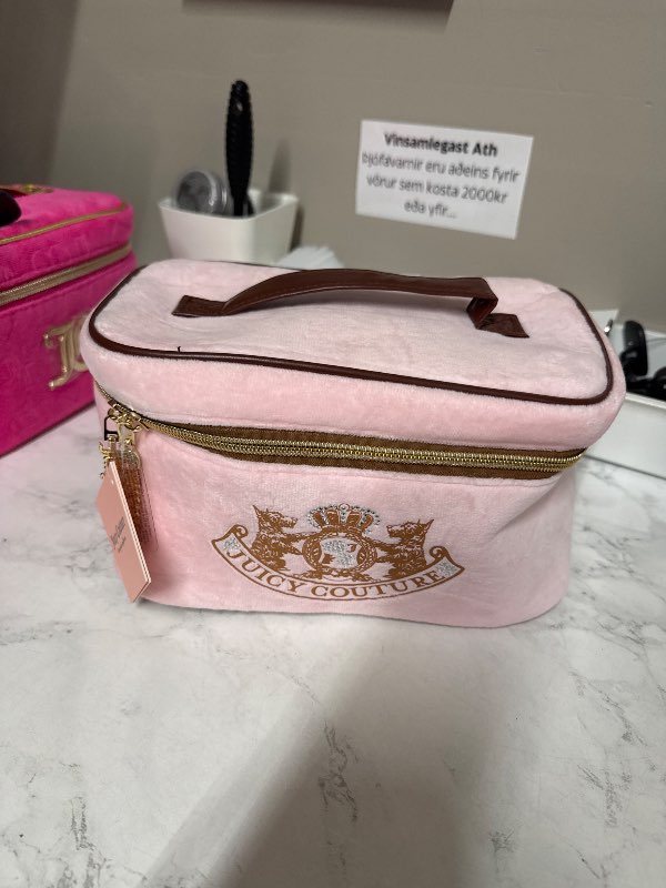 Juicy Couture ljósbleik taska